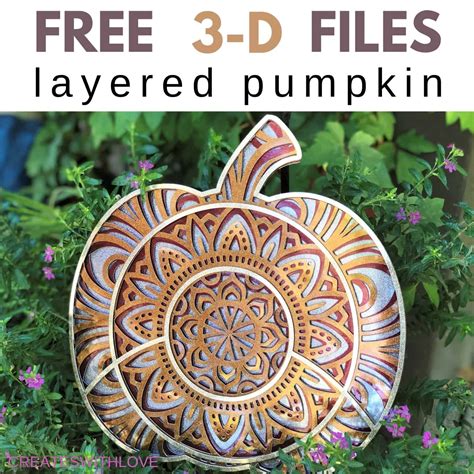 pumpkin svg easy  layered design creates  love