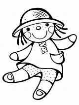 Coloring Pages Doll Dolls Toys Bear Colouring Kids Print Ragdoll Template Cute Drawing Girls Lol Visit Choose Board Malvorlagen sketch template
