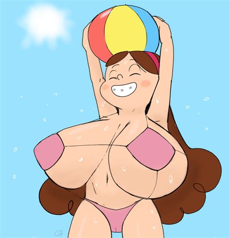 xbooru 2017 big breasts bikini braces breasts godalmite gravity falls huge breasts mabel pines