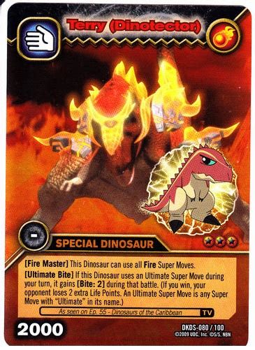 Image Tyrannosaurus Terry Dinotector Tcg Card 1 Dkds