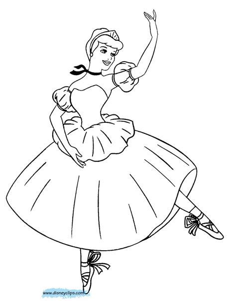 ballerina princess coloring page bubakidscom