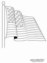 Flag Coloring Getdrawings Usa American Pages sketch template