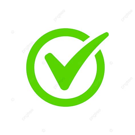 green check mark vector design images green check mark icon flat style check icons style
