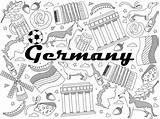 Allemagne Coloriage Colorare Germania Vecteur Livre sketch template