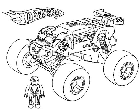 hotwheels coloring pages
