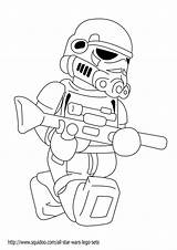 Coloring Droid Wars Star Pages Battle Lego Getcolorings sketch template