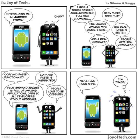 Android Vs Iphone Sacando Ventaja Iphone Humor Android Vs