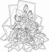 Fleurs Coloriages sketch template