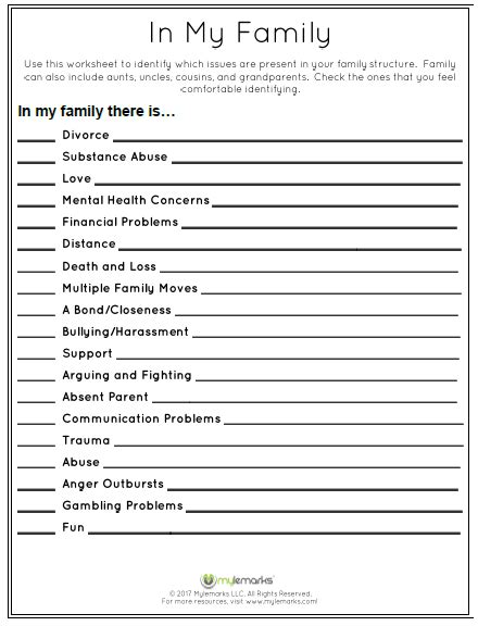 family structure worksheets family therapy activities family therapy