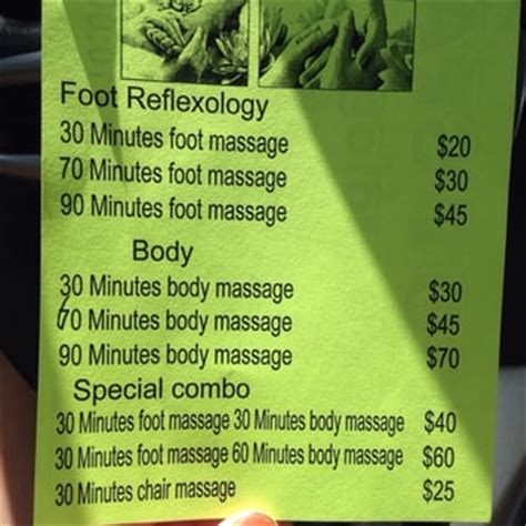 foot spa body massage   massage arlington tx reviews