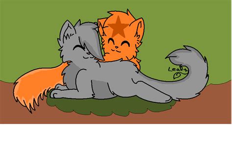 Firestar X Cinderpelt By Dawnthebarrel On Deviantart