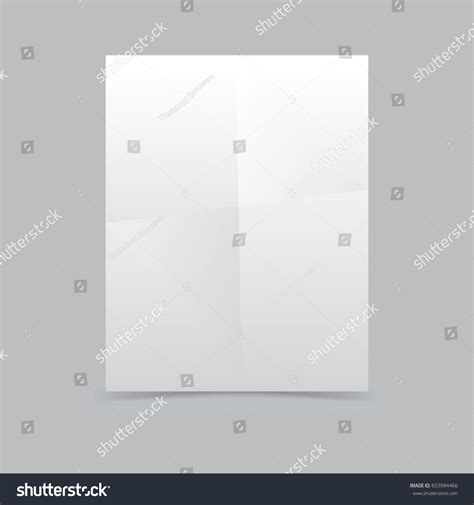 vector illustration blank paper  size