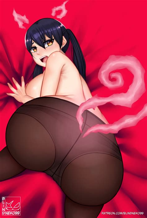 Rule 34 Ass Back View Black Hair Blindhunter99 Blush Color Fire Force
