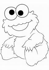 Coloring Pages Monster Cookie Cool sketch template