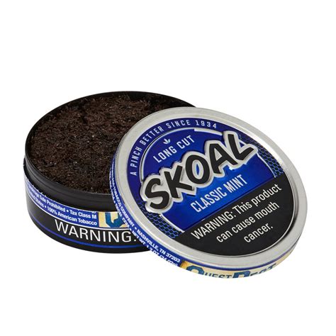 skoal classic mint long cut chewing tobacco oz smoke shop fast