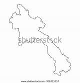 Laos Outline Stock Country Vector Shutterstock sketch template