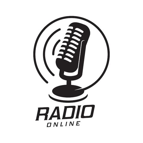 premium vector  radio station vintage icon  symbol