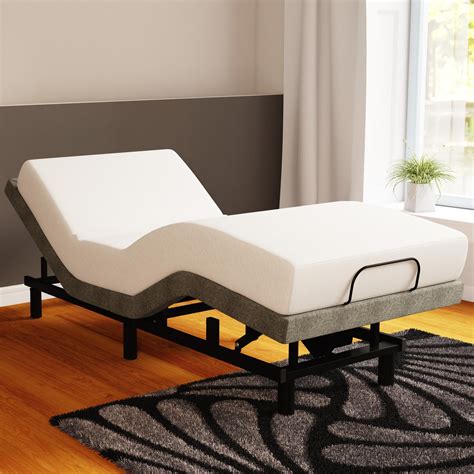 signature sleep power adjustable upholstered bed basefoundation