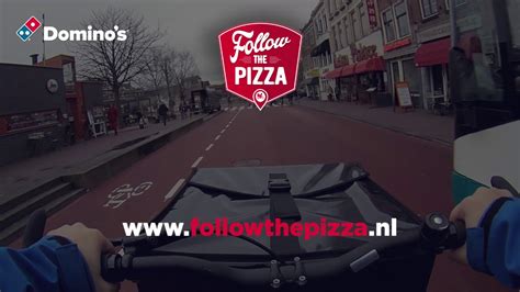 gratis pizza  leiden follow  pizza met gps tracker van dominos youtube