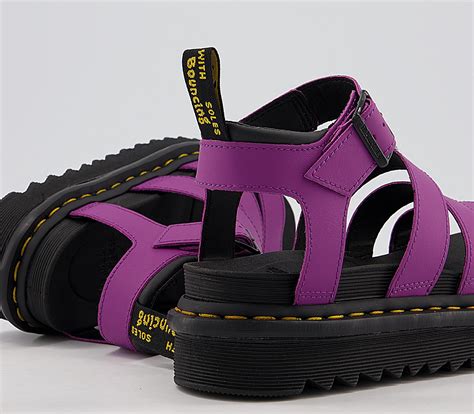 dr martens blaire sandals bright purple womens sandals