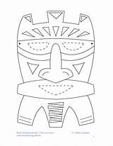Mask Templates sketch template