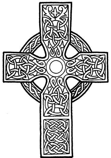 printable celtic cross patterns crafts pinterest cross