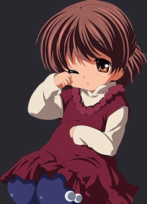 cutest anime child clannad anime anime child
