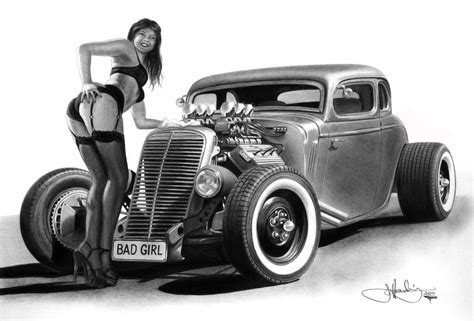 hot rod car drawings at explore collection of hot