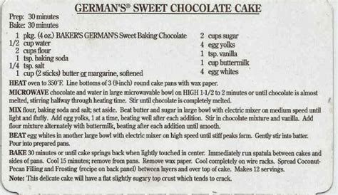 aunt  simply living bakers german chocolate cake