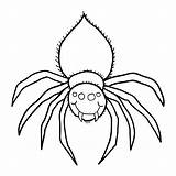 Spider Printablee sketch template