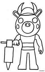 Piggy Adopt Bunny Xcolorings Kolorowanki Among Imprime Otros Others Desenhos Cartoon Papel Imprimer Sencillos Robby sketch template