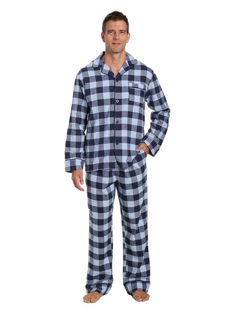 mens  cotton flannel pajama set noble mount