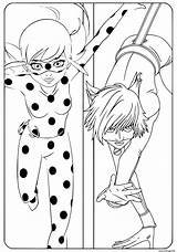 Ladybug Miraculous Marinette Adrien Stampare sketch template