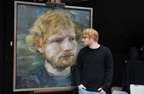 this irish artist s portrait of ed sheeran is now on display in the national portrait gallery
