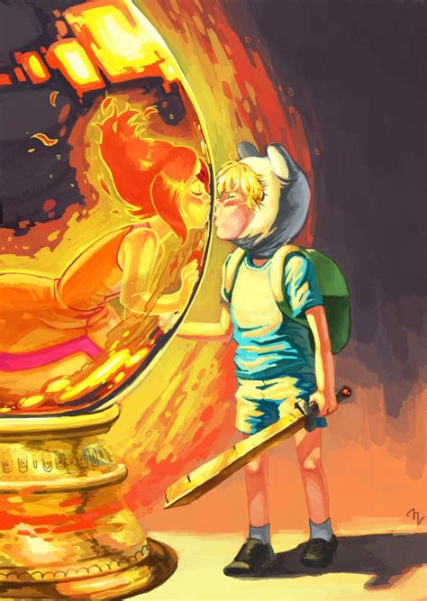 Adventure Time Flame Princess And Finn Cartoons Pinterest Flame