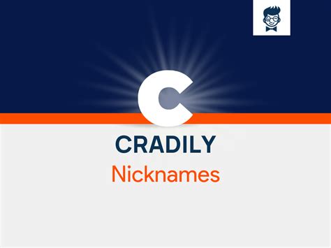 cradily nicknames  catchy  cool nicknames brandboy