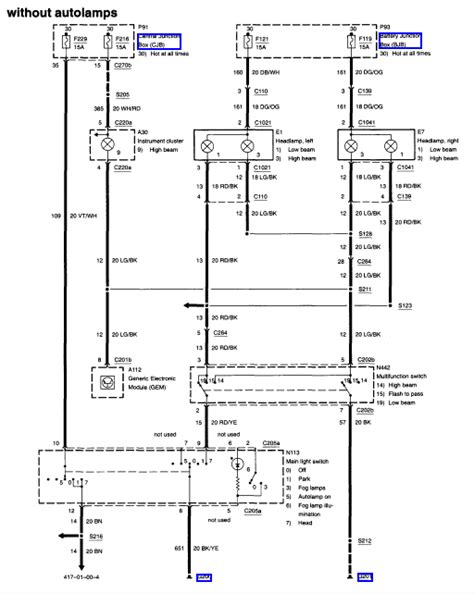 ford taurus radio wiring diagram pics wiring collection