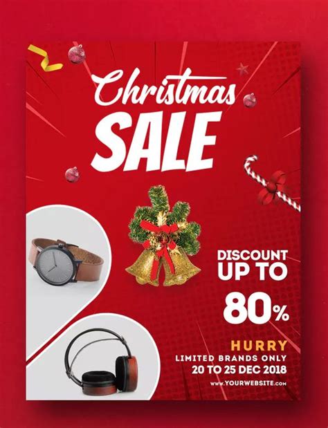 christmas discount flyer marketing template  userthemes  flyer design templates templates