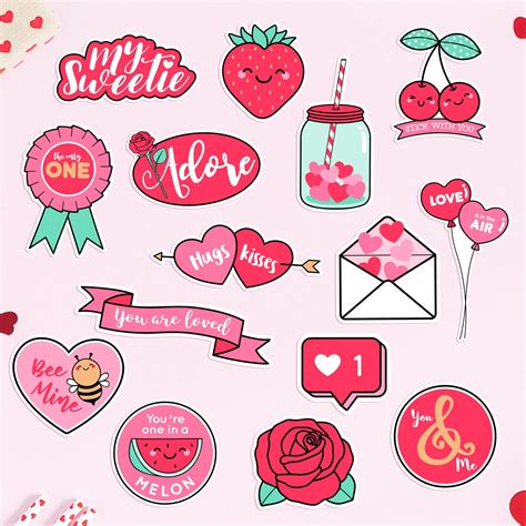 sweet   valentines day sticker pack