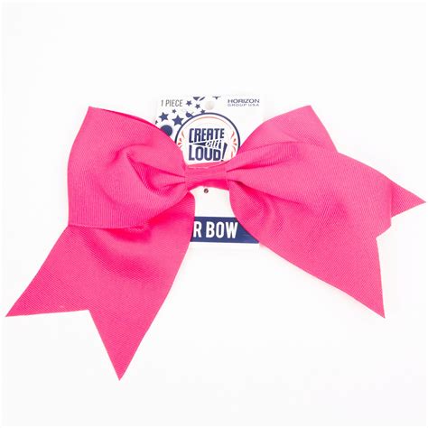 Create Out Loud Large Pink Hair Bow