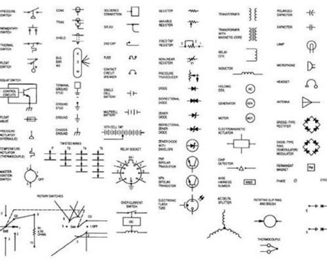 auto wiring diagram symbols