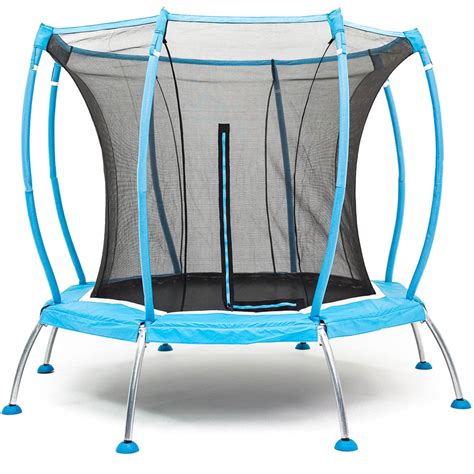 skybound atmos  foot trampoline  safety enclosure blue walmartcom
