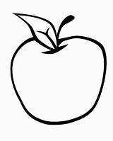 Coloring Apple Clipart Clipartbest Printable Pages sketch template