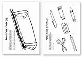 Pencil Case Craft Sheet Crafts Idea Esl Great Paula Received Created Members Thank She Today Has Eslkidstuff sketch template