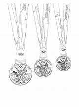 Medals Spelen Olympische London Ausmalbilder Spiele Olympischen Zo sketch template