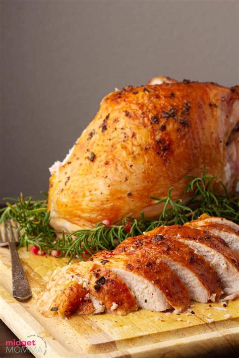easy oven roasted turkey breast midgetmomma