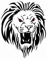 Lion Tattoo Stencil Clipart Head Tribal Drawing Designs Face Outline Tiger Clip Cliparts Stencils Tattoos Simple Leo Library Clipartbest Judah sketch template
