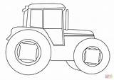 Tractor Coloring Printable Pages Entitlementtrap sketch template