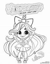 Hairdorables Barbie sketch template