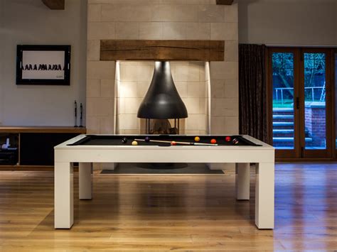 duo milano piano white pool dining table liberty games